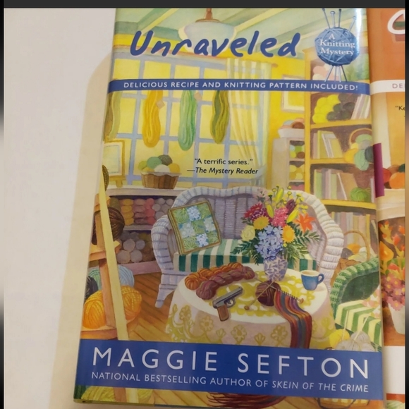 :* 3 books  Melissa Glazer, Maggie Sefton  Isabella Alan . A knitting mystery - Picture 2 of 11